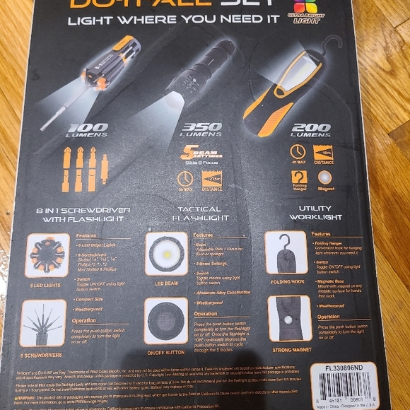 ✨️ Farpoint Do-It-All Set - Black and Yellow - Picture 2 of 2